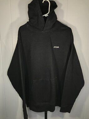 Bad Birdie Hoodie Mens XLarge Black Logo Pullover Golf Sweatshirt Peru Knit